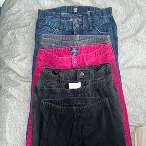 Miscellaneous brands size 6 girl pants.